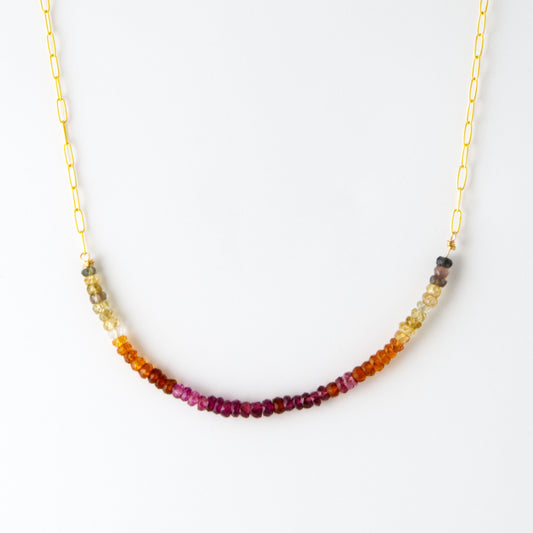 Tundra Sapphire Ombre 14/20 Gold Filled Necklace