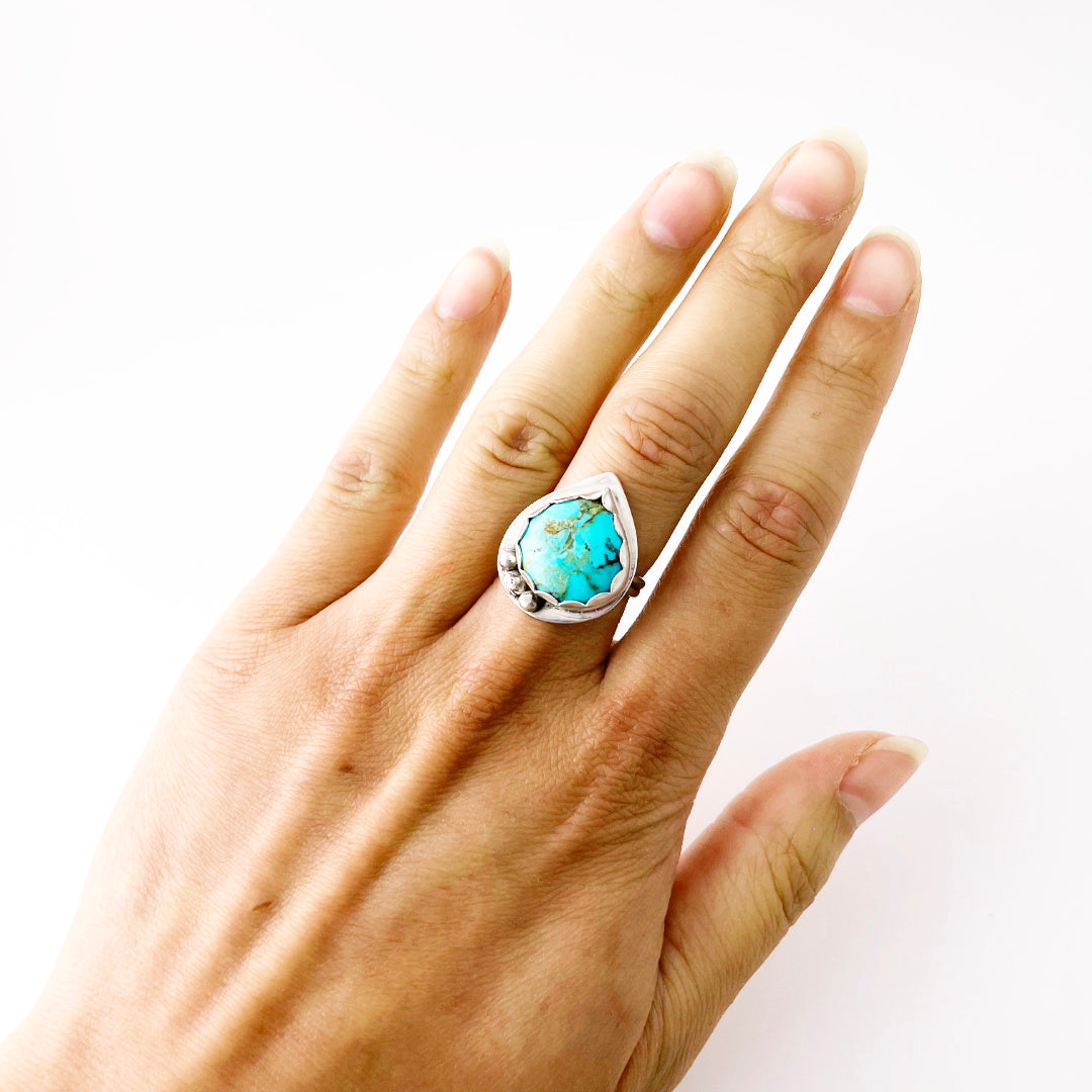 Teardrop Turquoise Ring