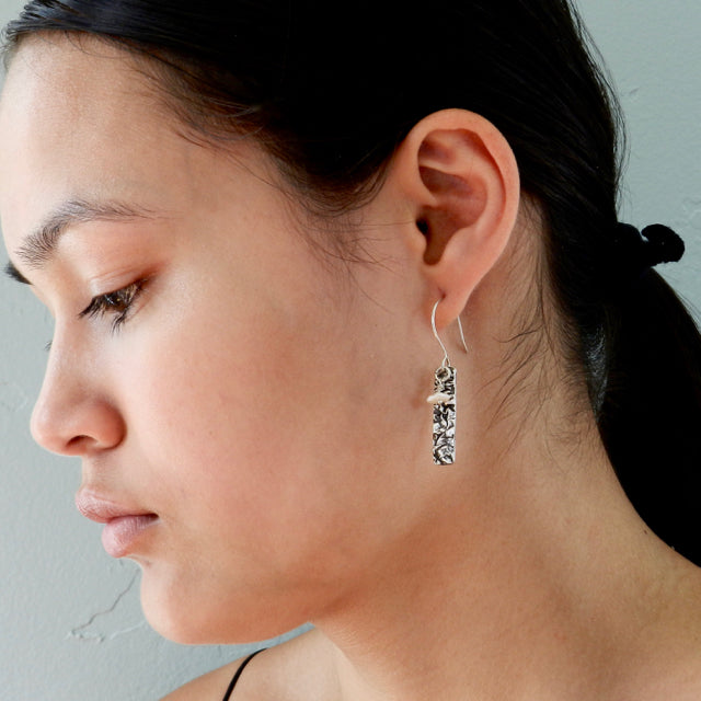 Moonscape Rectangle Earrings