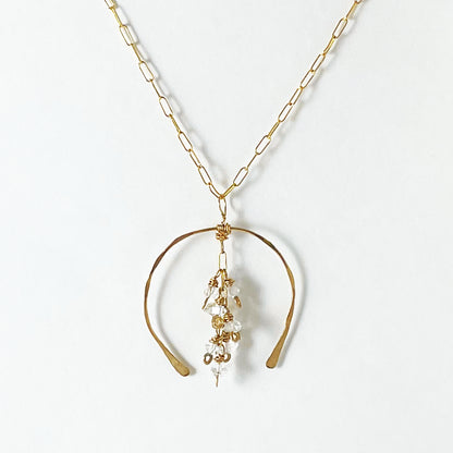 Herkimer Diamonds Embrace Necklace