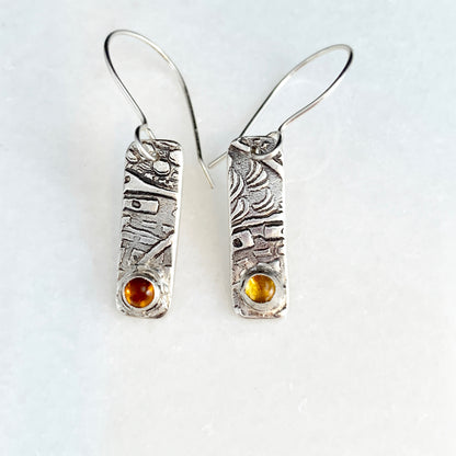 Abstracted Nature Earrings