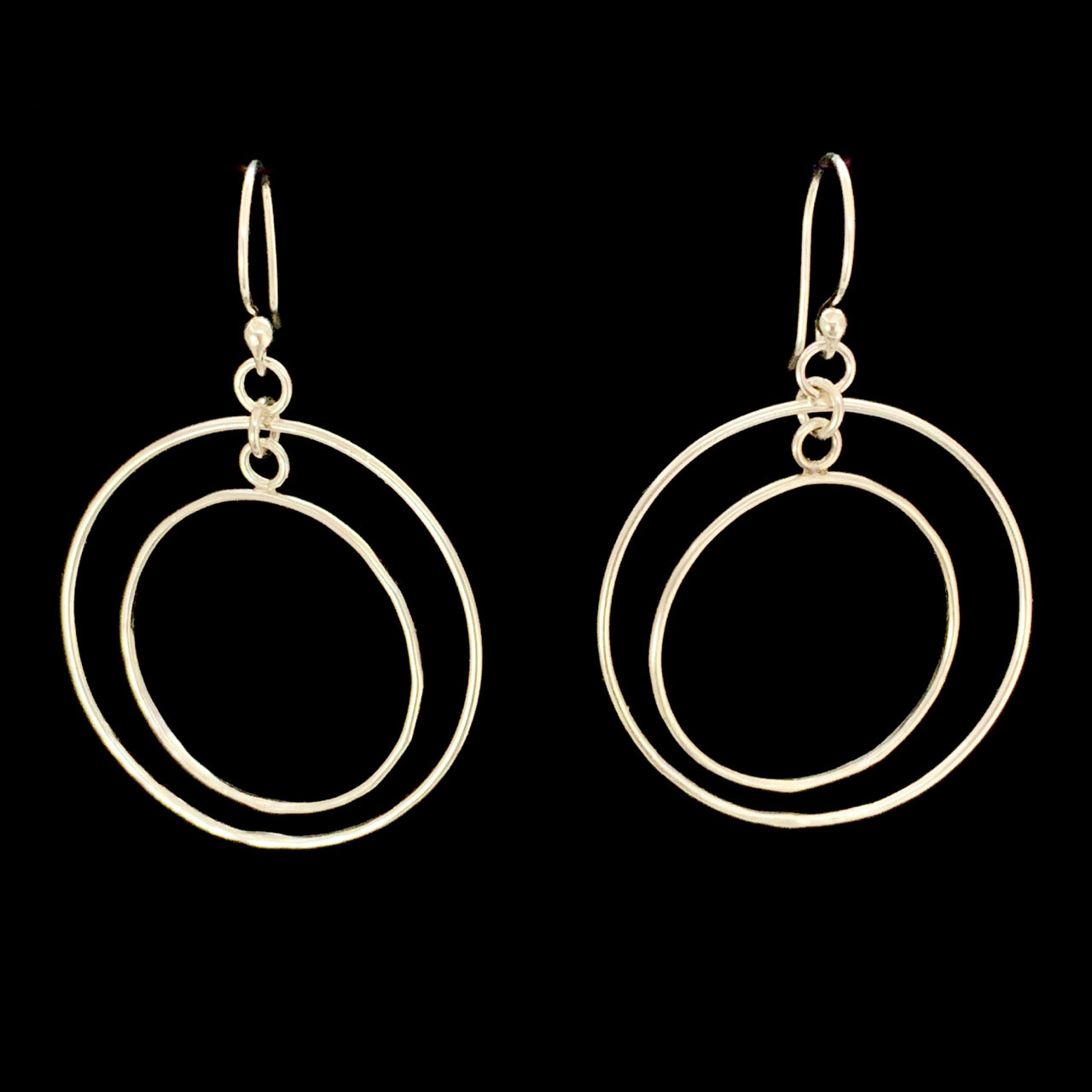 Freedom Circle & Triangle Earrings