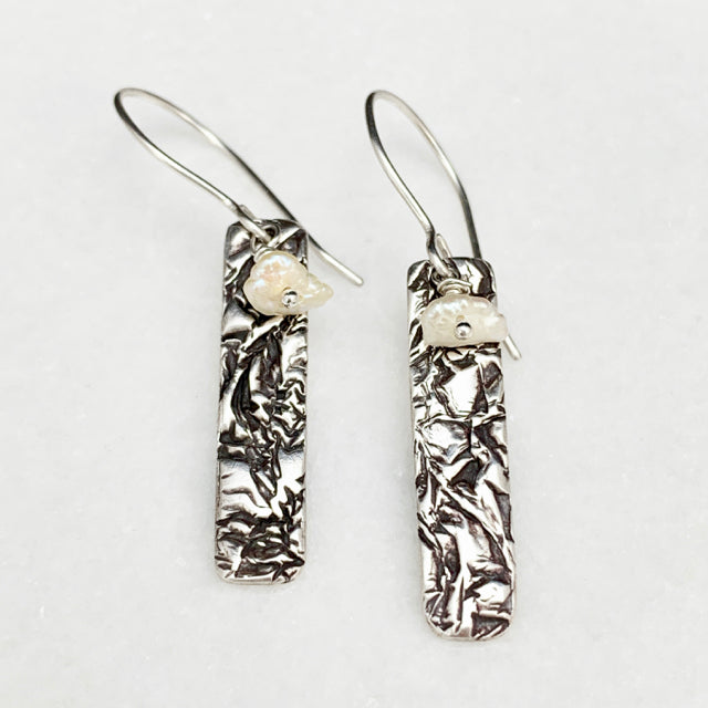 Moonscape Rectangle Earrings