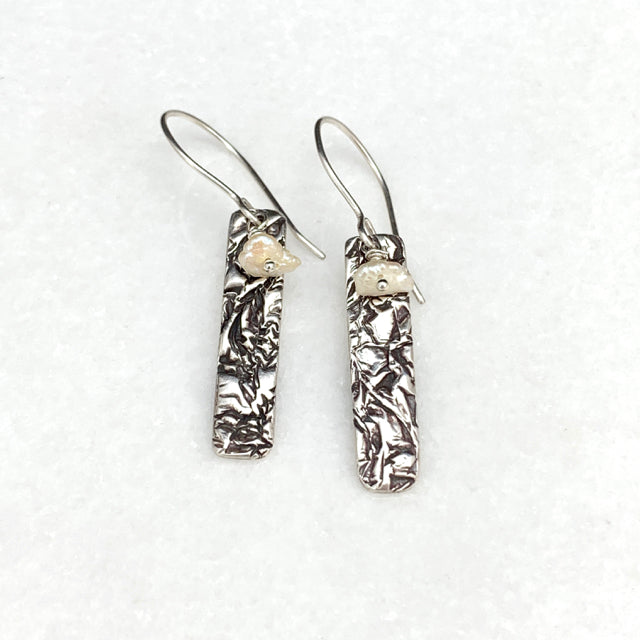 Moonscape Rectangle Earrings