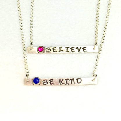 Intention Bar Necklace